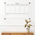 Pizarra Calendario 90x60 Modelo Mar