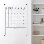 Pizarra Acrílica Organizadora Modelo Petra