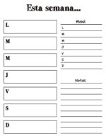 PIZARRA MAGNETICA 28X36 - ESTA SEMANA + MENÚ - Imagen 2