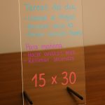 Pizarra Acrílica de Escritorio