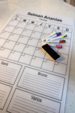 Pizarra acrílica personalizada con doble contacto - Imagen 4